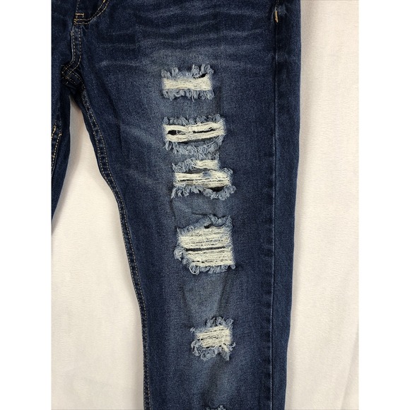 American Blue Premium Juniors Size 11 Denim Ripped Distressed Jeans - Picture 2 of 12